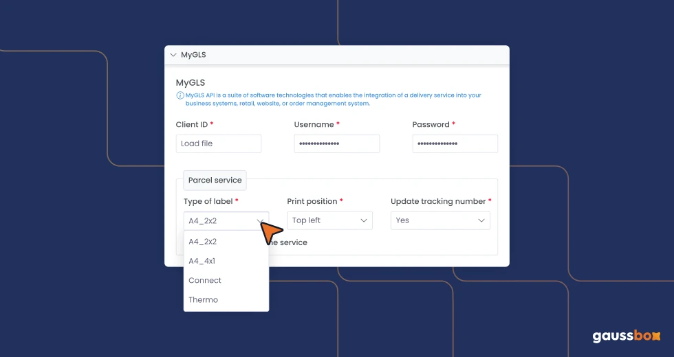 gaussbox-update-functionality-selection-of-gls-parcel-delivery-label-types